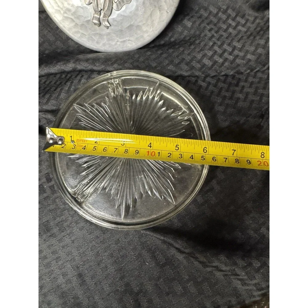Candy Dish With Silver Lid